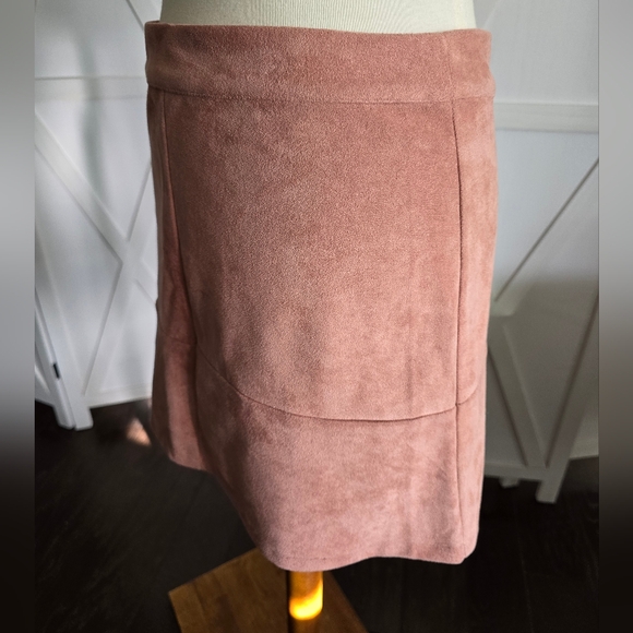 Lulus "Shenandoah" Faux Suede Mini Skirt - Picture 5 of 8